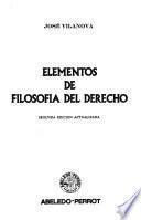 Elementos de filosofía del derecho