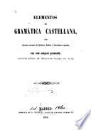 Elementos de gramática castellana