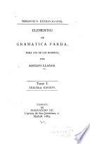 Elementos de gramatica parda