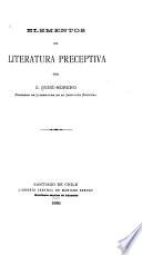 Elementos de literatura preceptiva
