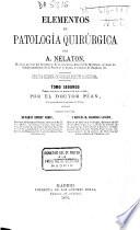 Elementos de patología quirúrgica