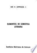 Elementos de semiótica literaria