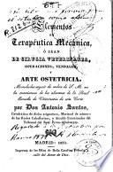 Elementos de terapéutica mecánica ó sean de cirugía veterinaria