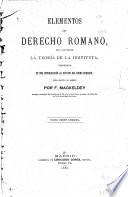 Elementos del derecho romano