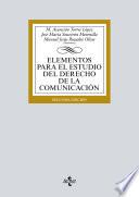 Elementos para el estudio del Derecho de la comunicación