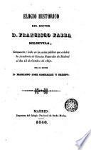 Eloqio histório del Doctor D. Francisco Fabra Soldevila