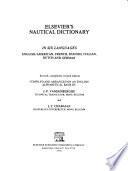 Elsevier's Nautical Dictionary in Six Languages