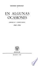 En algunas ocasiones