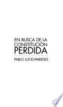 En busca de la constitución perdida