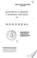 En defensa de la soberanía e integridad territorial de Honduras