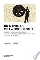 En defensa de la sociología