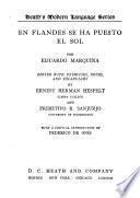 En Flandes se ha puesto el sol