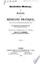 Enchiridion medicum ou manuel de médecine pratique fruit d'une expérience de cinquante ans