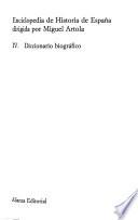 Enciclopedia de historia de España: Diccionario biografico