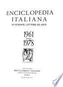 Enciclopedia italiana di scienze, lettere ed arti ...