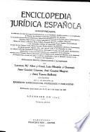 Enciclopedia jurídica española