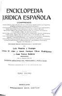 Enciclopedia jurídica española ...