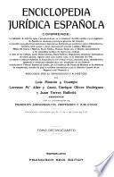 Enciclopedia jurídica española ...