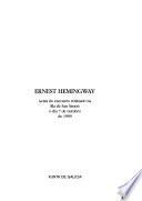 Encontro sobre Ernest Hemingway
