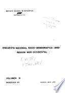 Encuesta nacional socio-demográfica, 1989: fasc. 1. Región Metropolitana