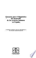 Encuesta para el diagnóstico del desarrollo de los recursos humanos en España