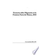 Encuesta sobre migración en la frontera norte de México