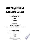 Encyclopedia of Actuarial Science