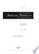 Encyclopedia of African-American Culture and History