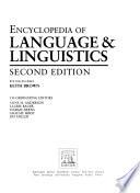 Encyclopedia of Language & Linguistics