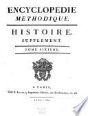 Encyclopédie Méthodique. Histoire