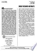 Energy Research Abstracts