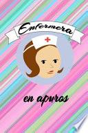 Enfermera en Apuros, Chicas Cuaderno Bonito,diario, Planificador, Accesorio,bloc Notas Personal con Papel Rayado de 120 Páginas