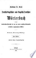 Englisch-Deutsches und Deutsch-Englisches Wörterbuch