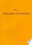 'Ensaladas Villanescas' Associated with the 'romancero Nuevo'