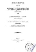 Ensayo critico sobre las Novelas ejemplares de Cervantes