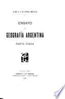 Ensayo de geografía argentina, parte física