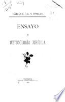 Ensayo de metodología jurídica