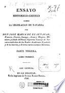 Ensayo histórico-crítico sobre la legislación de Navarra