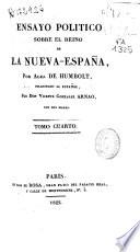 Ensayo politico sobre el reino de la Nueva-España