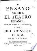 Ensayo sobre el teatro español