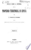 Ensayo sobre la historia de la propiedad territorial en España