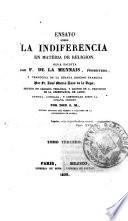 Ensayo sobre la indiferencia en materia de religión, 3