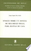 ensayo sobre un sistema de seguridad socail para duenas de casa