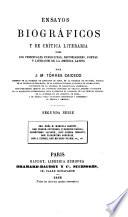 Ensayos Biograficos y de Critica Literaria