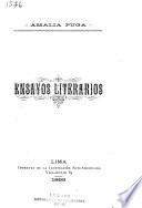 Ensayos literarios