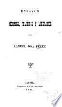 Ensayos morales, politicos y literarios