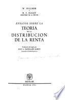 Ensayos sobre la teoría de la distribución de la renta