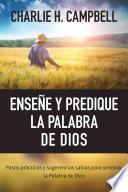 Ensee y predique la Palabra de Dios