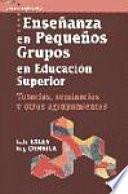 Enseñanza en pequeños grupos en educación superior