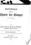 Entdeckungen über die Theorie des Klanges